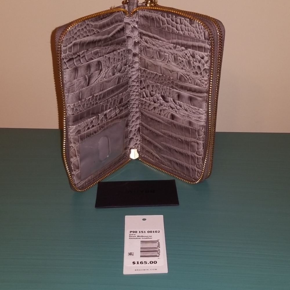 BRAHMIN wristlet wallet